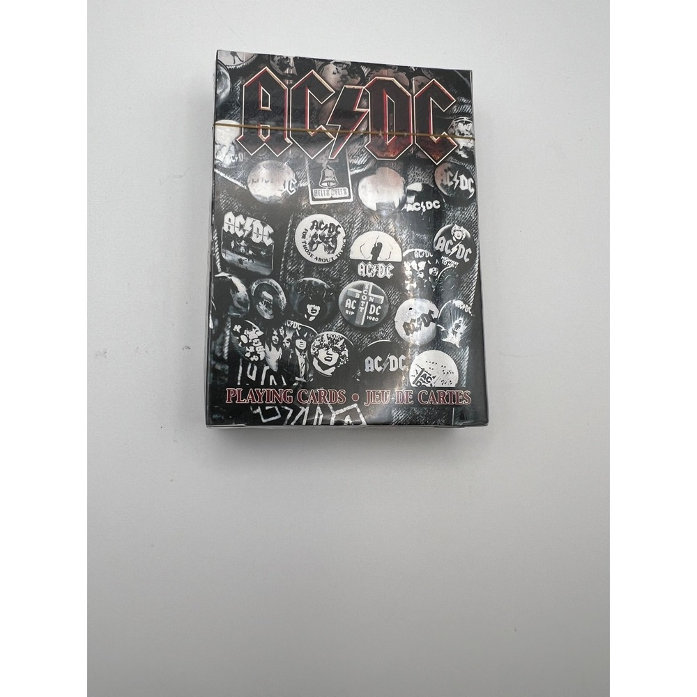 AC/DC Playing Cards Official Rock Band Memorabilia 2015 Sealed Deck